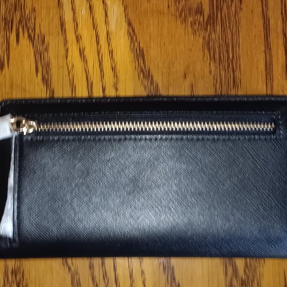 **HP/PD** New Kate Spade staci saffiano leather large wallet, black - Picture 2 of 8